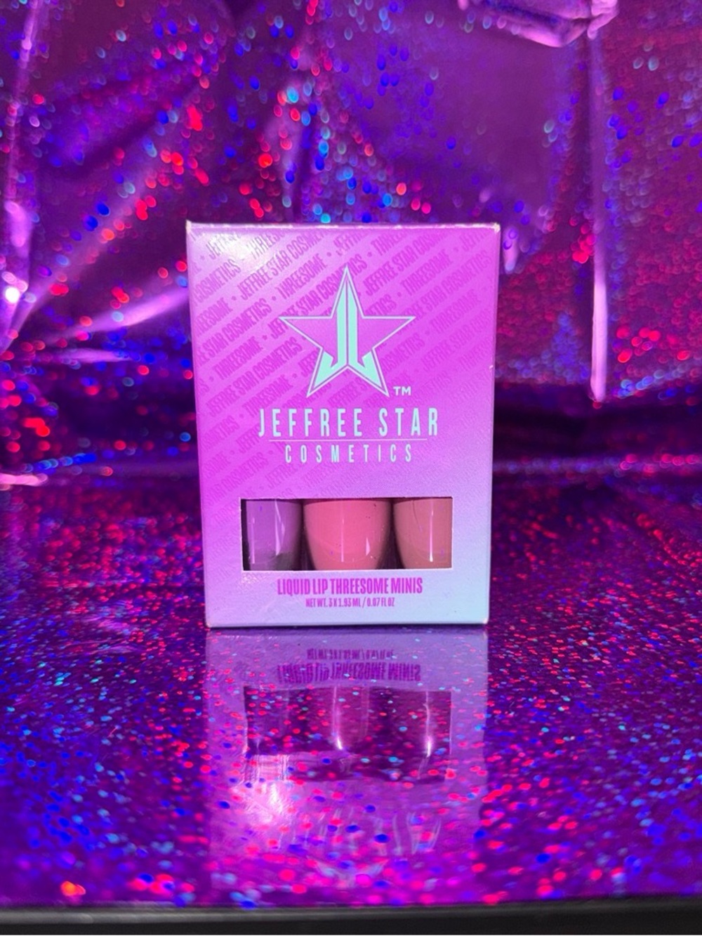 Jeffree Star Liquid Lip Threesome Minis - Rose, Mauve, Nude Pink